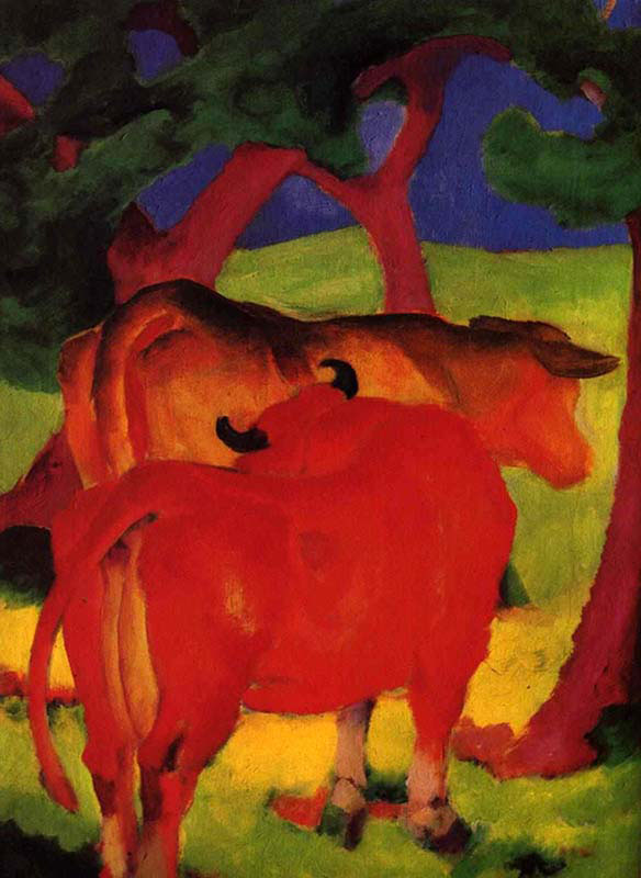 Cows Under Trees